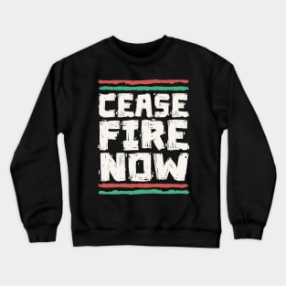 Ceasefire Now - Peace For Palestine Crewneck Sweatshirt